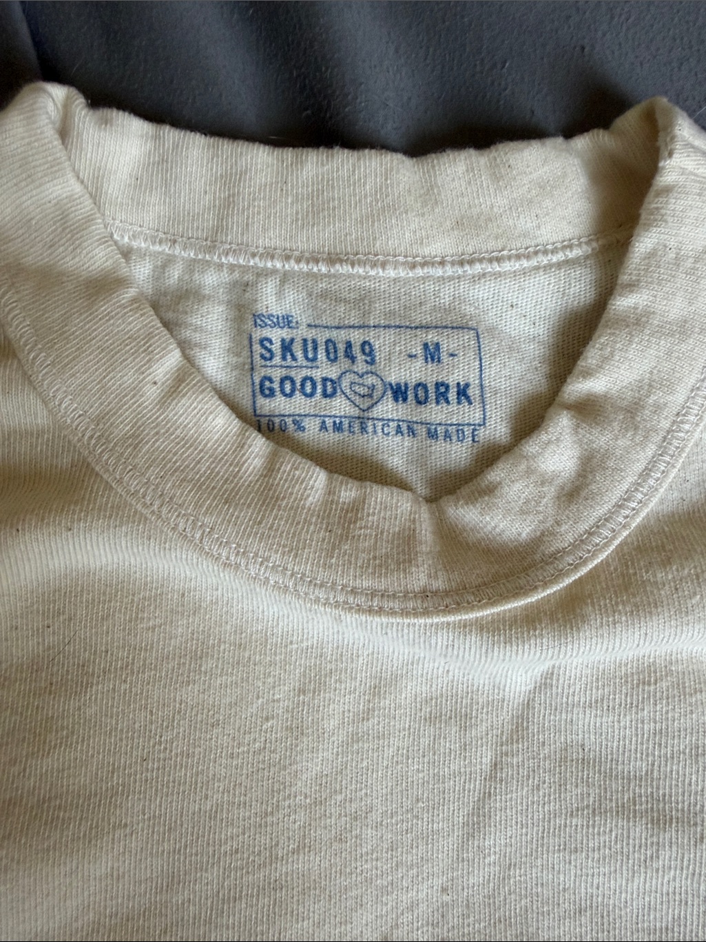 Good On Work Cream Short-Sleeve Crewneck T-Shirt — image 2 of 3